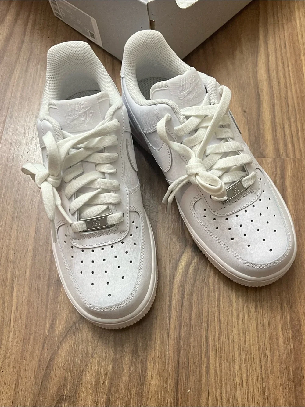 Nike Women’s 'White Air Force Ones Low-Top Sneakers - Classic Style